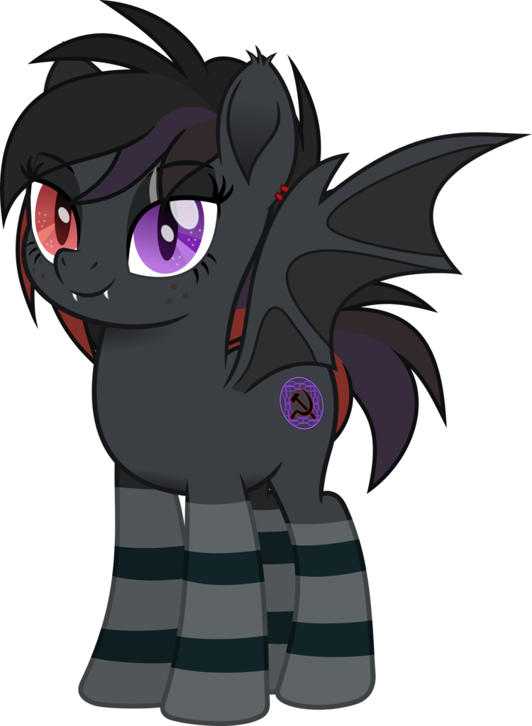 Peahead, Bat Pony, Clothes, Ear Fluff, Ear Piercing, - Blade (750x1024), Png Download