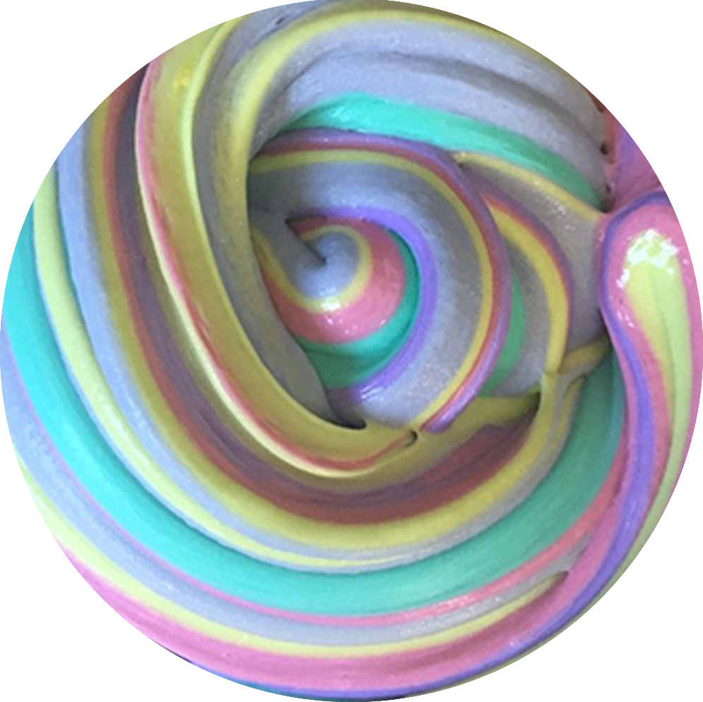 Unicorn-e Slime - Unicorn Slime (995x993), Png Download
