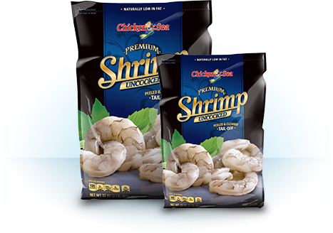 Raw Peeled & Deveined Tail-off Shrimp - Frozen Peeled Shrimps (467x328), Png Download