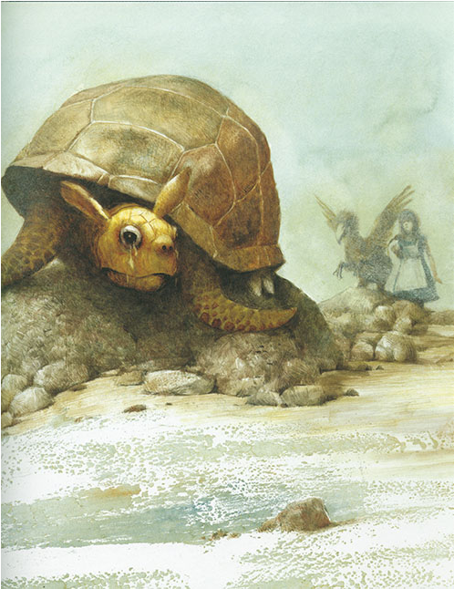 Spotlight On Wonderland - Robert Ingpen Alice In Wonderland (650x645), Png Download