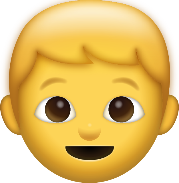 Download Boy Iphone Emoji Icon In Jpg - Boy Emoji Transparent Background (626x640), Png Download