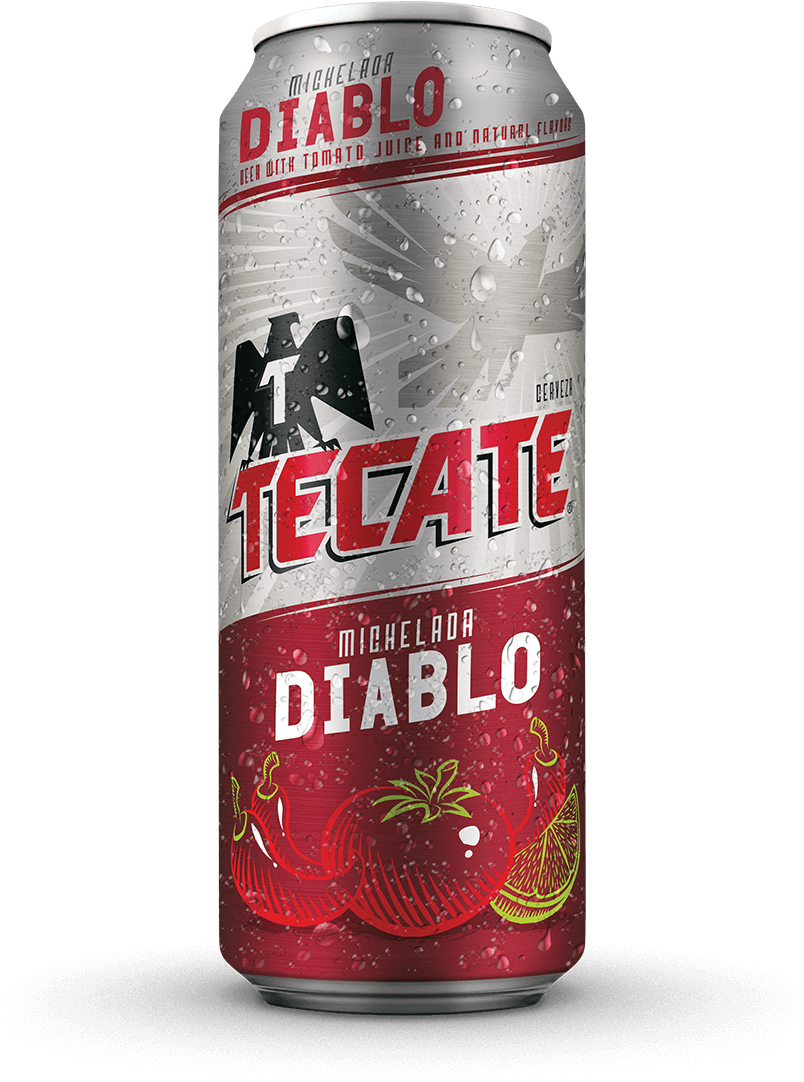 Tecate Diablo Beer - Tecate (933x1105), Png Download