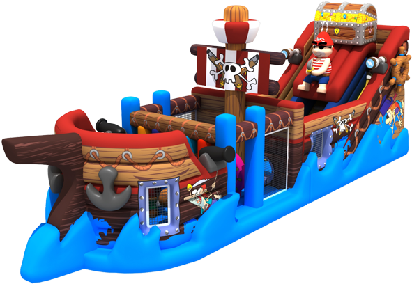 Giant Inflatable Combo Pirate Ship For Sale - Sales (800x800), Png Download