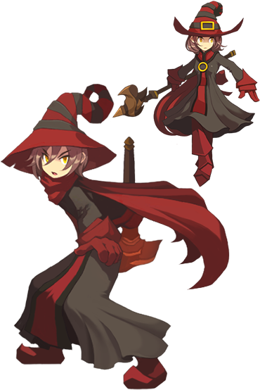 Fire Mage Lost Saga (384x560), Png Download