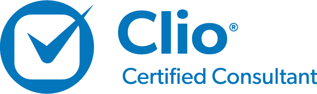 Blue-ccc - Clio Legal (650x194), Png Download