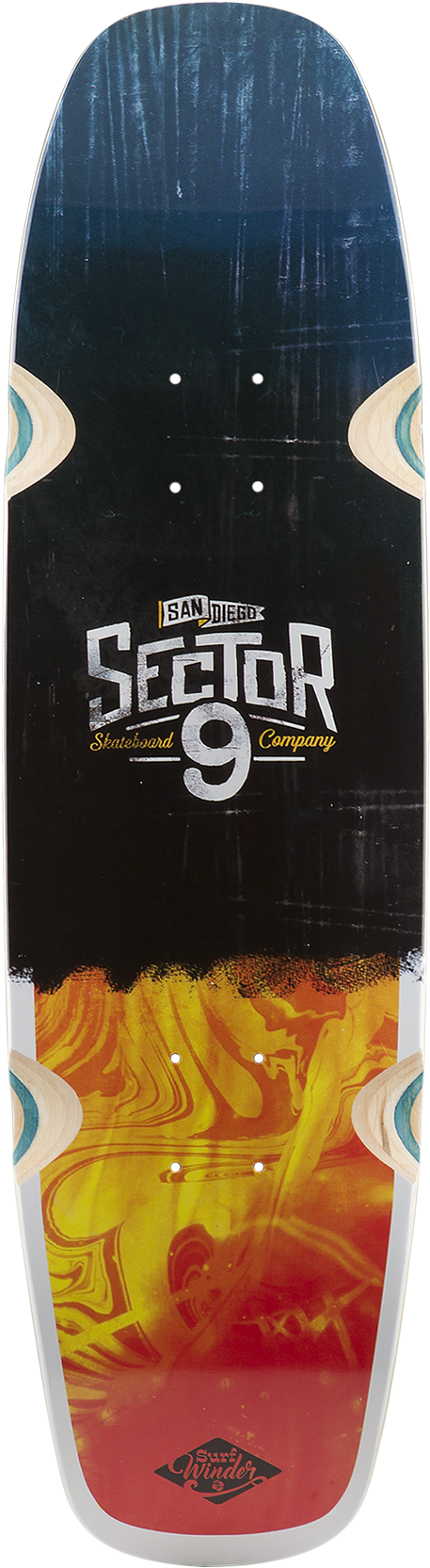 Barra Soap Deck - Sector 9 Surfwinder Barra Soap 17 31.3" Complete Cruiser (1800x1800), Png Download