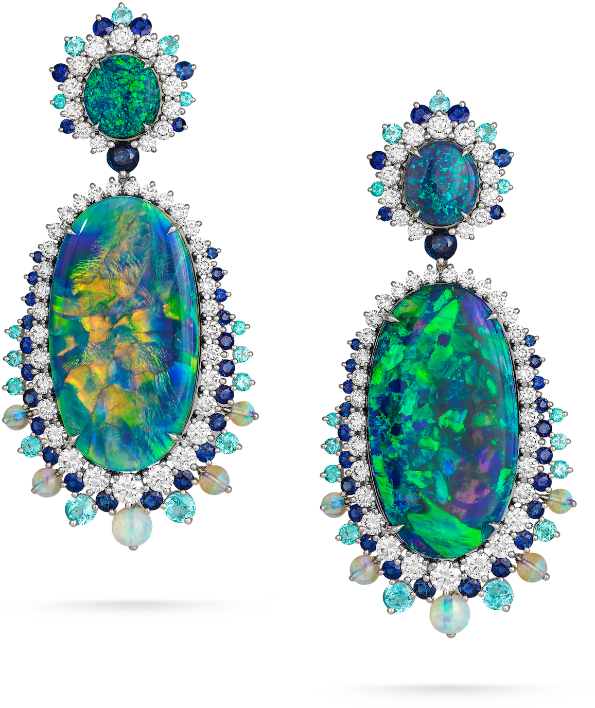 Earrings 0909473 Opal Copy - Jewellery (1500x1502), Png Download