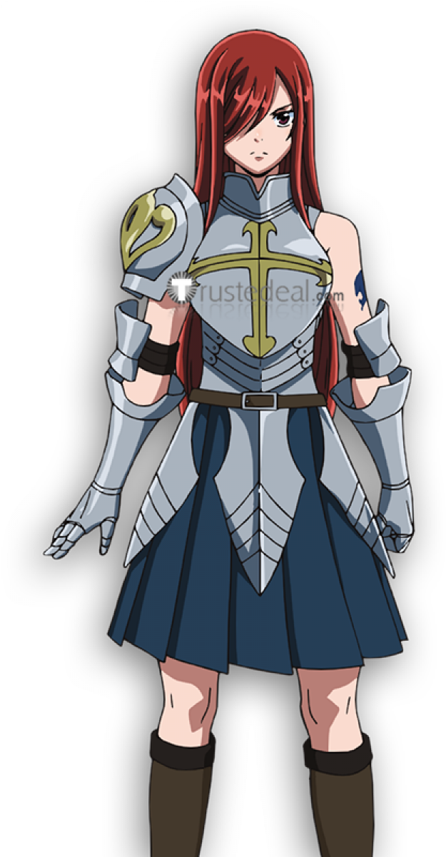Fairy Tail Dragon Cry Erza (800x1200), Png Download