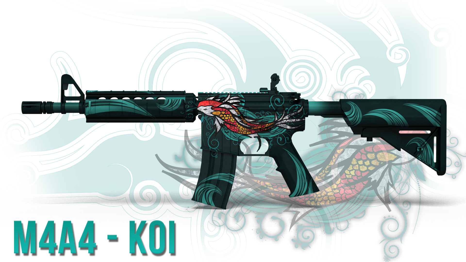 [csgods - Net] - Csgo M4a4 Ice Chamber (1920x1080), Png Download
