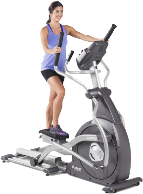 Elliptical Trainer Download Png - Spirit Ce800 Light Commercial Elliptical (500x416), Png Download