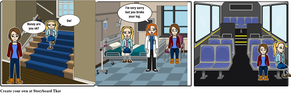 Mia Gets Hurt - Cartoon (1164x385), Png Download