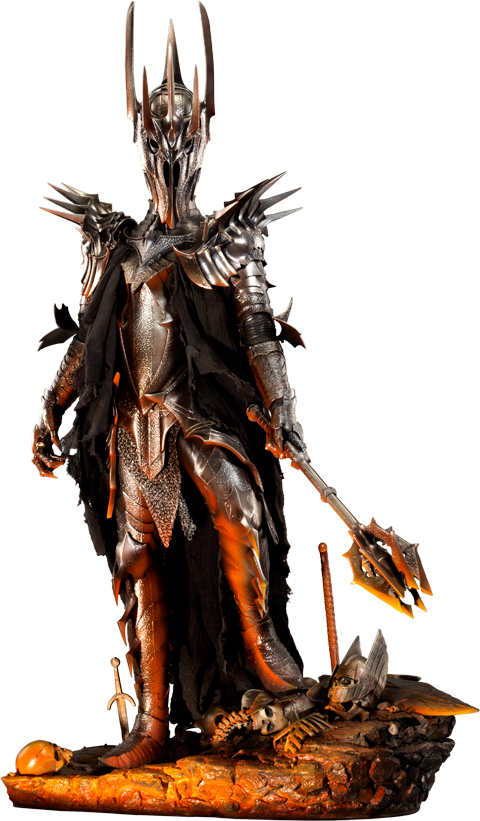 The Lord Of The Rings Sauron Premium Format Figure - Sideshow Lotr Sauron Premium Format Lord (480x821), Png Download