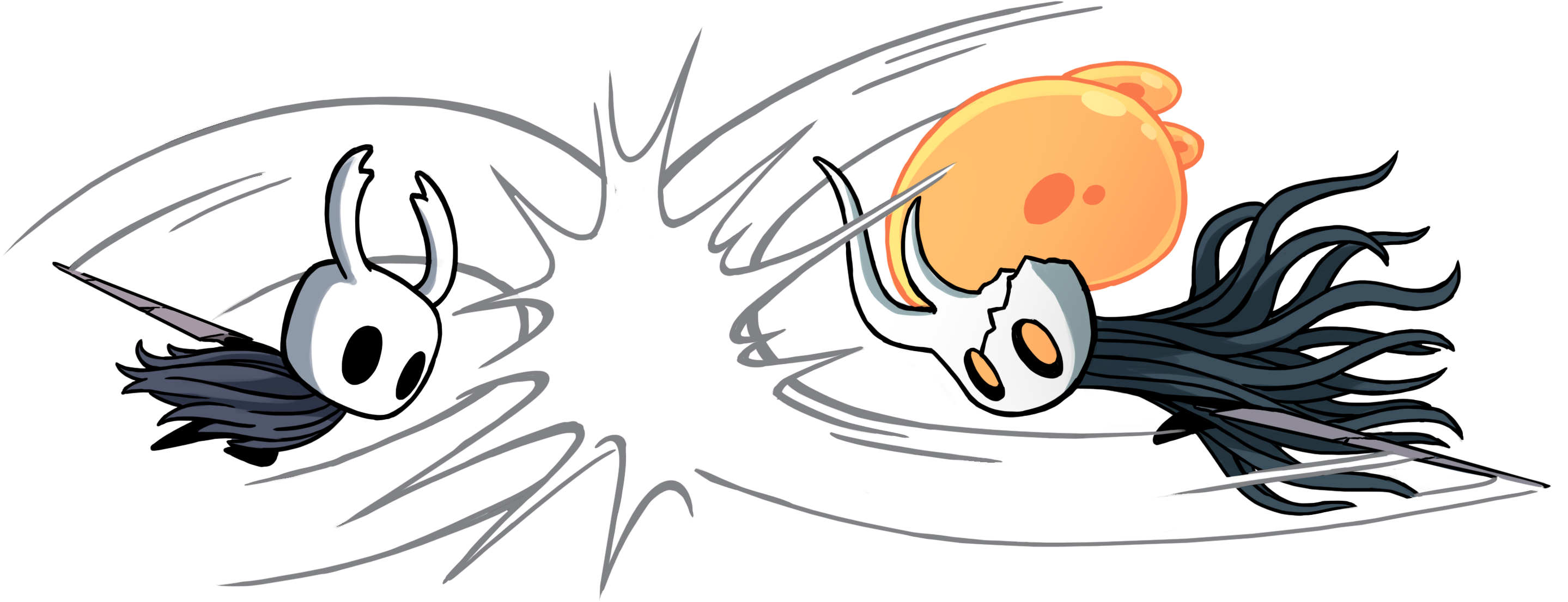 Hollow Knight Knights Versus - Hollow Knight Png (3171x1195), Png Download