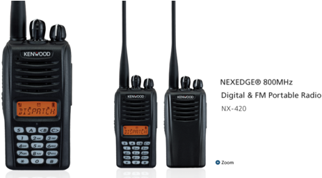 Kenwood Walky Talky License Free - Kenwood Nx320e (500x256), Png Download