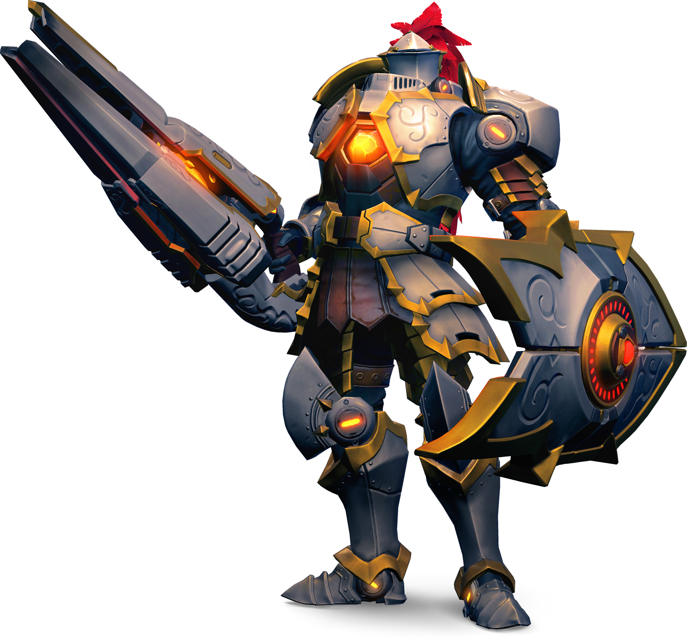Paladins Fernando Onslaught Skin Pc Key - Paladins Fernando Png (600x600), Png Download