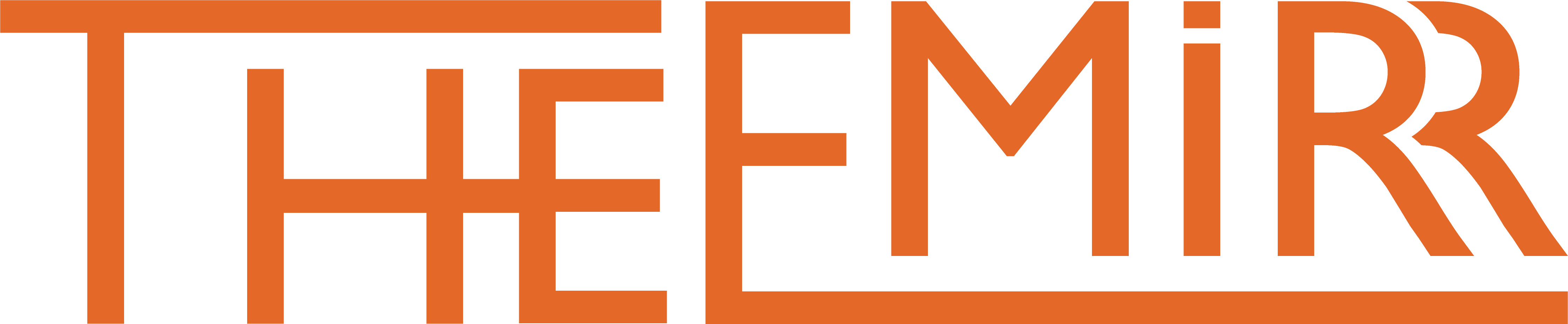 Logo Of Theemirr - Graphic Design (4473x924), Png Download