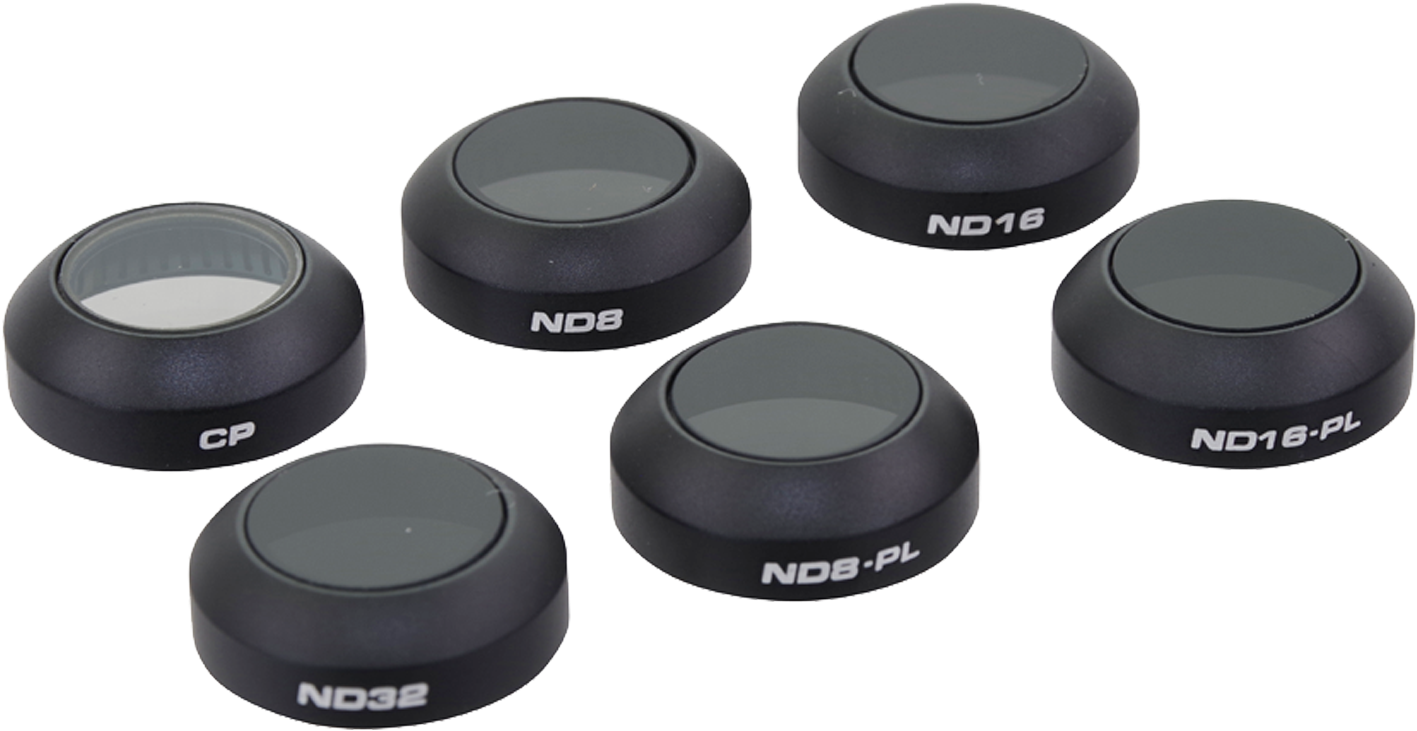 Polarpro Mavic Filters 6 Pack - Dji Mavic Filter Set (1600x1200), Png Download
