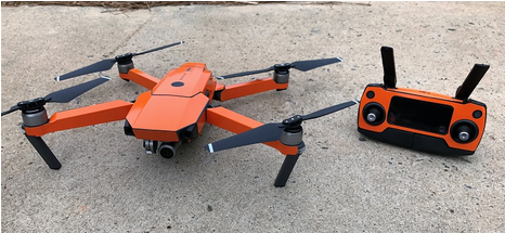 Dji Mavic Pro Skin Decal Orange - Dji Mavic (465x465), Png Download