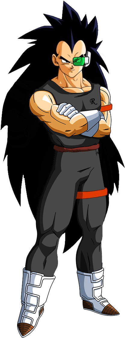 Raditz - Dragon Ball Z (502x1161), Png Download