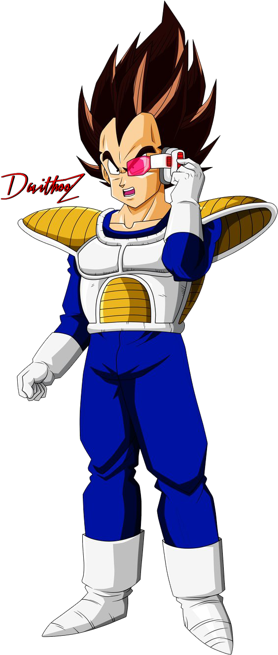 Hazlo Mas Grande Vegeta Cuando Era Un Saijain Malvado - Vegeta Explorador Render (593x1348), Png Download