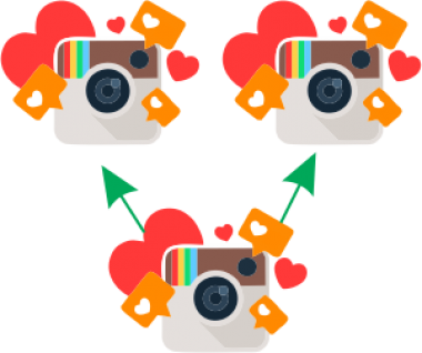 Automatic Daily Instagram Likes - Instagram (380x318), Png Download