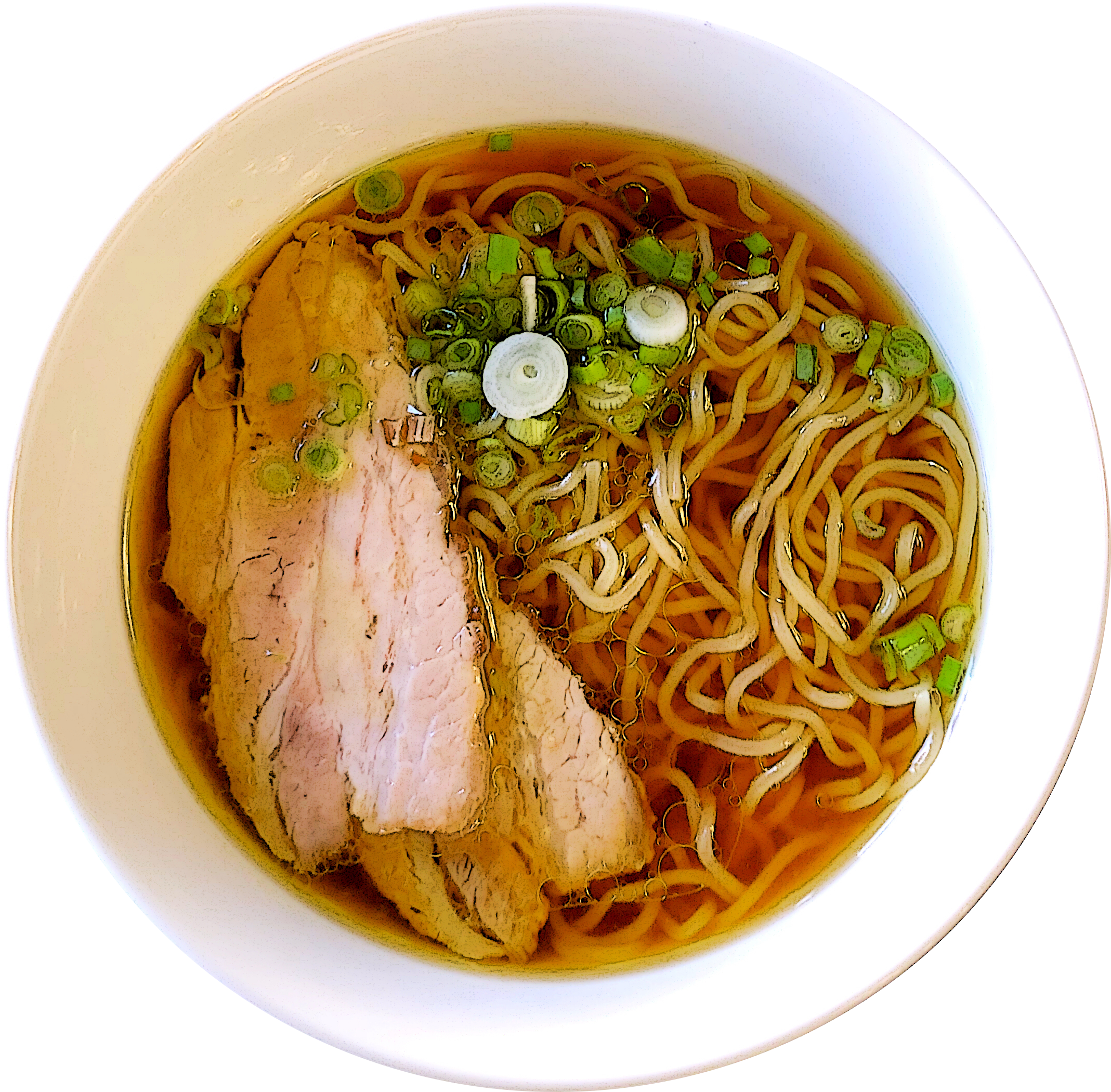Noodle Png - Beef Noodle Soup (2205x2160), Png Download