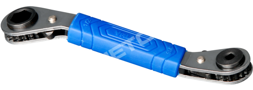 Ratchet Spanner To Valves - Klucz Kątowy (900x308), Png Download