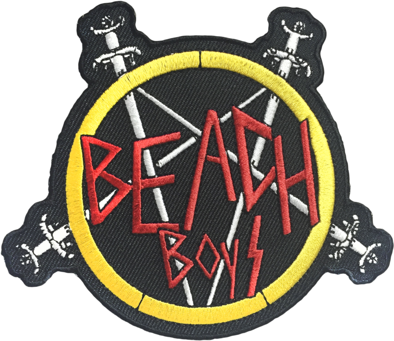 Metal Mash Up Slayer/ Beach Boys Patch - Slayer (1024x1011), Png Download