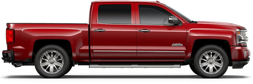 2017 Chevrolet Silverado - Red Chevrolet Truck 2016 (960x364), Png Download