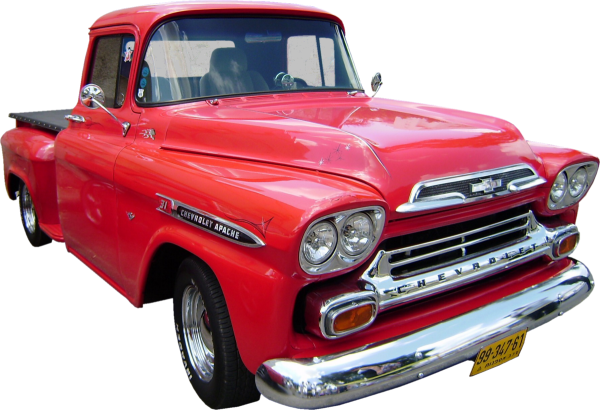 1955-1959 - Classic Pick Up Truck Png (600x410), Png Download