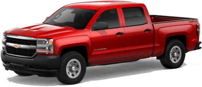 2018 Silverado 1500 Wt - 2018 Chevrolet Silverado 1500 Lt Crew Graphite (726x306), Png Download