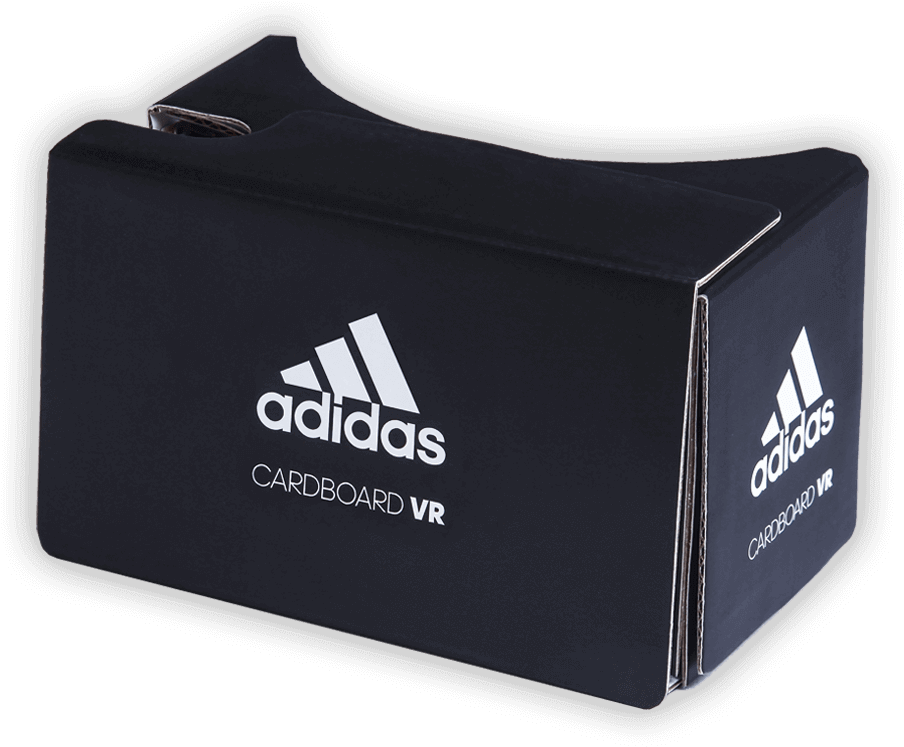 Adidas Branded Google Cardboard - Branded Google Cardboard (910x751), Png Download