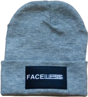 "faceless" Beanie - - Beanie (530x707), Png Download