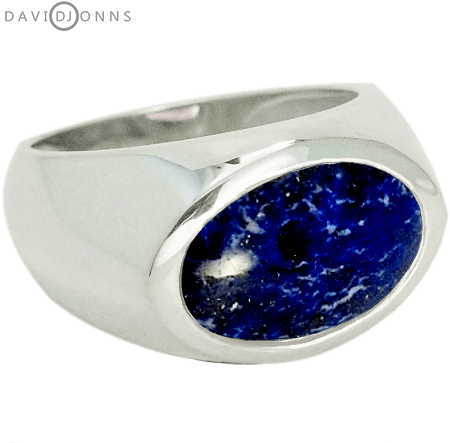 Lapis Dome Ring - Engagement Ring (450x450), Png Download