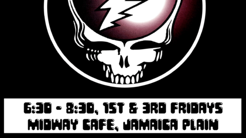 Mystical Misfits - Grateful Dead (skull Logo) - Chunky Magnet (480x270), Png Download