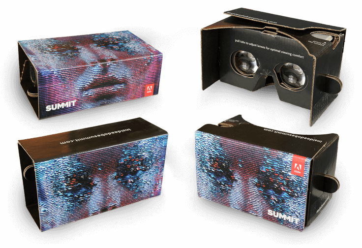 Custom Google Cardboard Promotional Branded Google - Design (736x504), Png Download