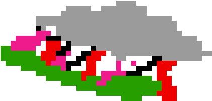 Rook Smashinig - Cartoon (470x280), Png Download