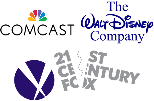 What If Disney & Comcast Split For Fox - Comcast 21st Century Fox (500x342), Png Download