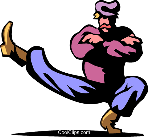 Traditional Russian Dancer Royalty Free Vector Clip (480x443), Png Download