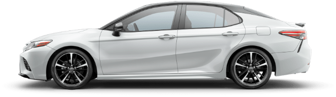 Wind Chill Pearl/midnight Black Metallic Roof And Rear - 2019 Camry Xse V6 (864x300), Png Download