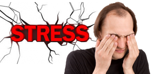 How Anxiety And Stress Can Cause Hair Loss - Stress Can Cause Hair Loss (500x245), Png Download