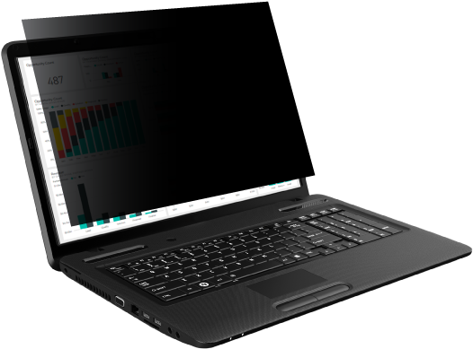 15'' Pc Laptop Screen Privacy Filter - Information Of Personal Computer (553x425), Png Download