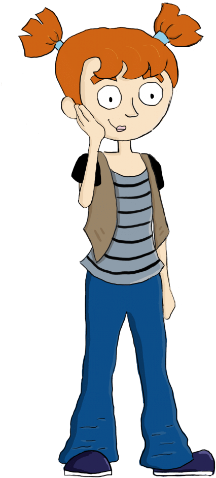 Shy Clipart Social Anxiety - Touch Your Tummy Cartoon (791x1024), Png Download