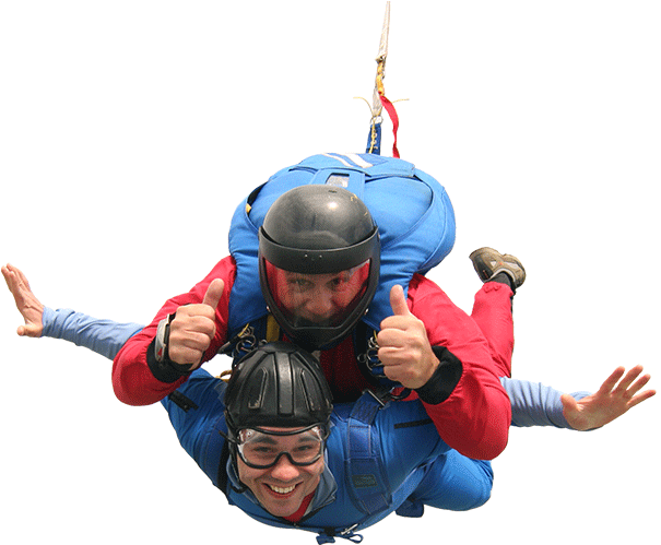 Tandem Skydiving (1080x720), Png Download