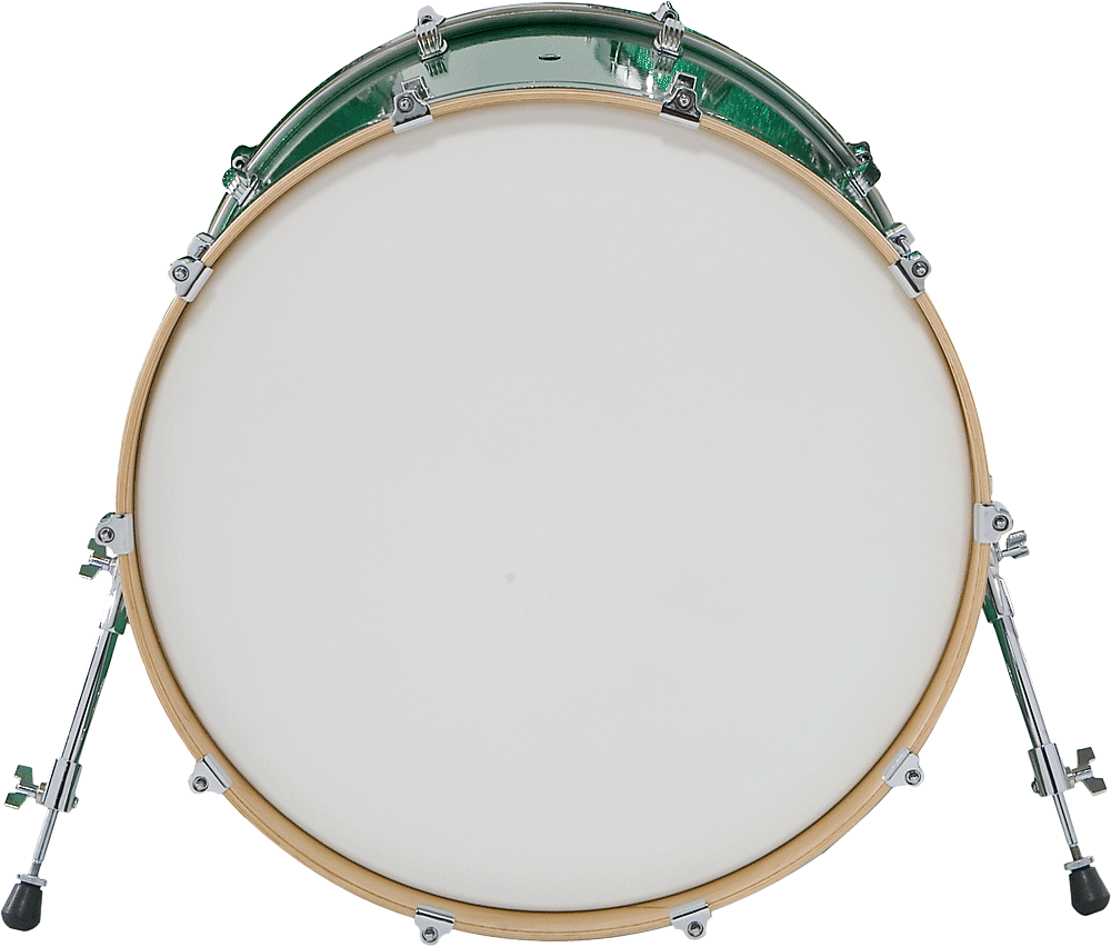 Peles De Bombo Com Groove - Bass Drum 6 Inch Hole (1000x852), Png Download