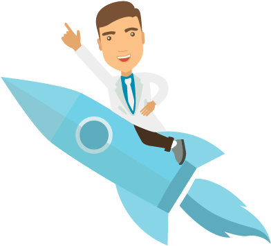 Medical Software Training & Support - Cartoon (410x385), Png Download