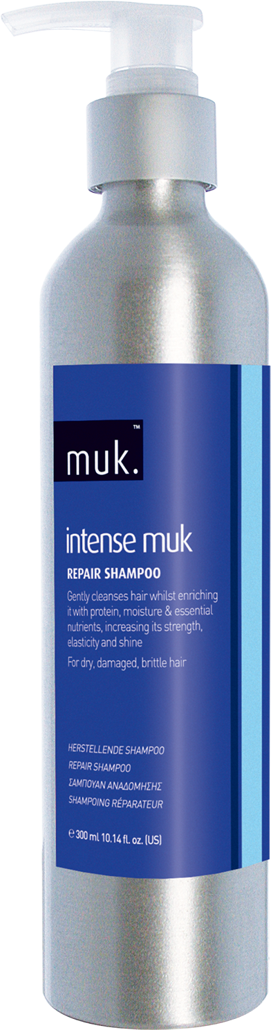 $24 - - Muk Intense Repair Shampoo 300ml (392x1485), Png Download