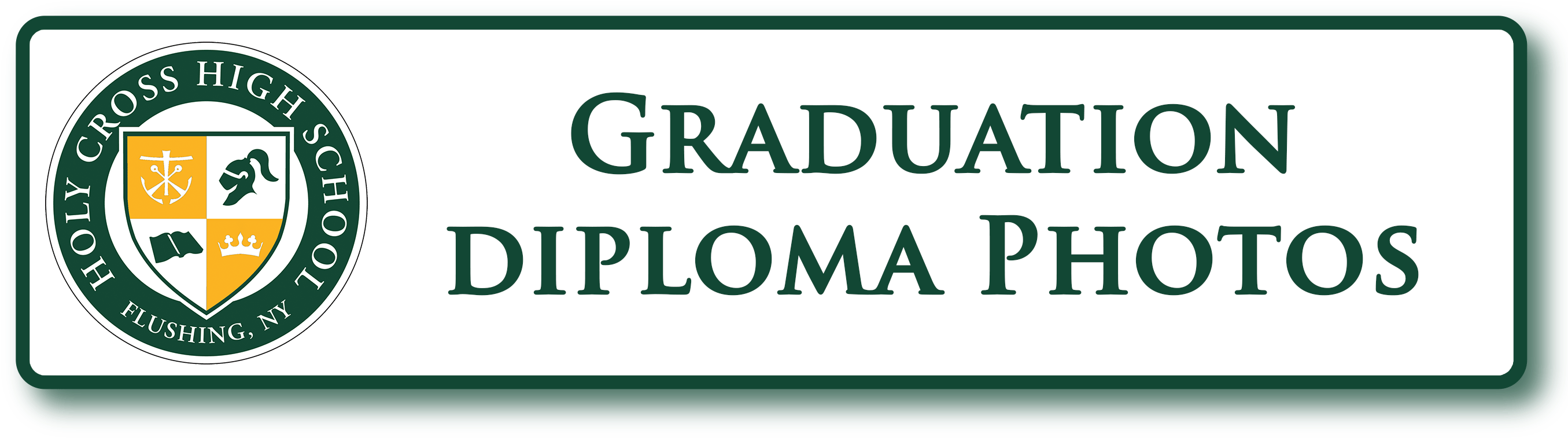 Grad - Holy Cross High School (2738x771), Png Download