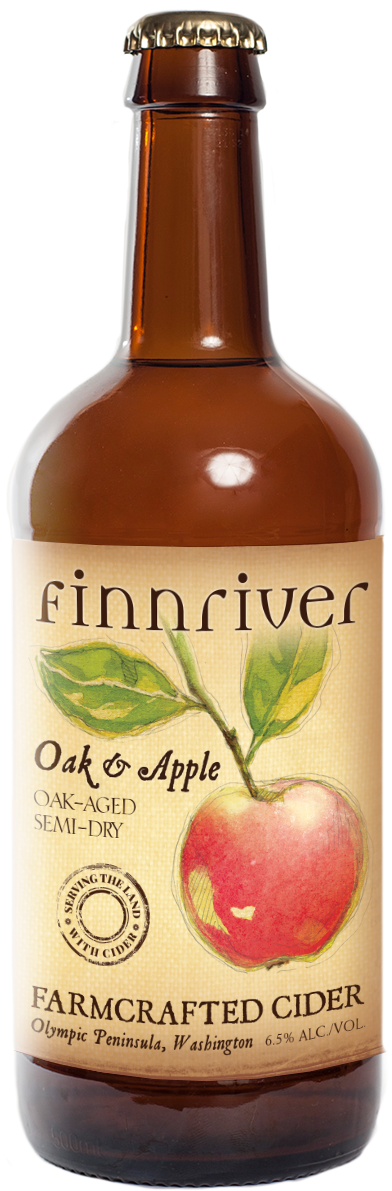 Bottle Image - Apple Cider Finnriver (582x1254), Png Download