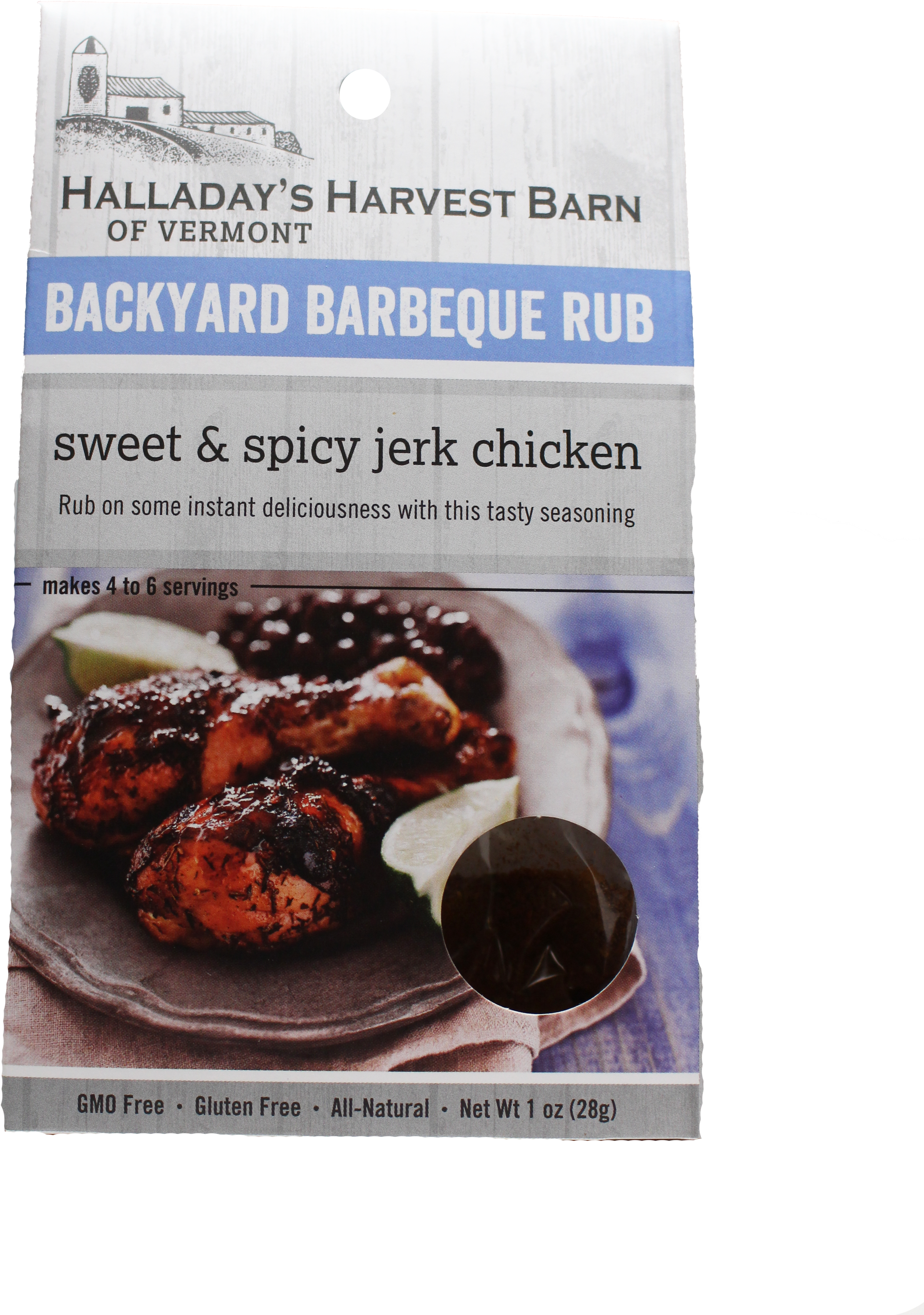 Halladay's Sweet & Spicy Jerk Chicken Rub - Sage Peppercorn Bbq Rub For Your Tailgate (3312x4304), Png Download